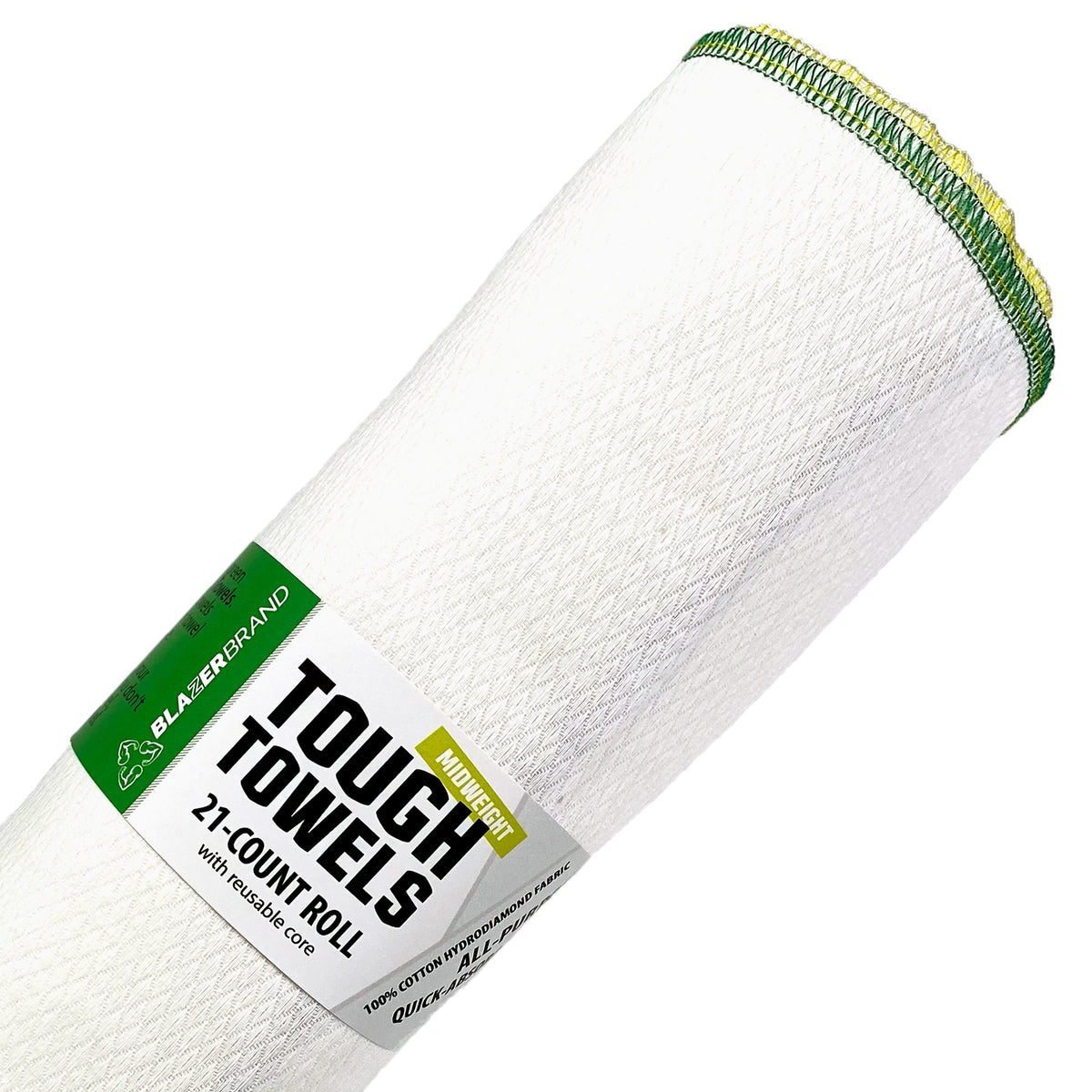 Tough Towels  1 Roll of 21 Reusable Paper Towels, Large, Washable, Ab –  Blazer Brand