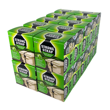 Strong Strap (Case of 20) Universal Lid Locks for Outdoor Trash Cans