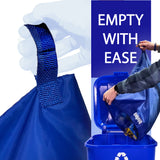 blubag Reusable Recycling Bag, 13 Gal Tall Kitchen Drawstring, 1-Pack