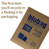 blubag Reusable Recycling Bag, 13 Gal Tall Kitchen Drawstring, 1-Pack