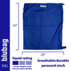 blubag Reusable Recycling Bag, 30 Gallon Tall Utility, basic edition, 1-Pack