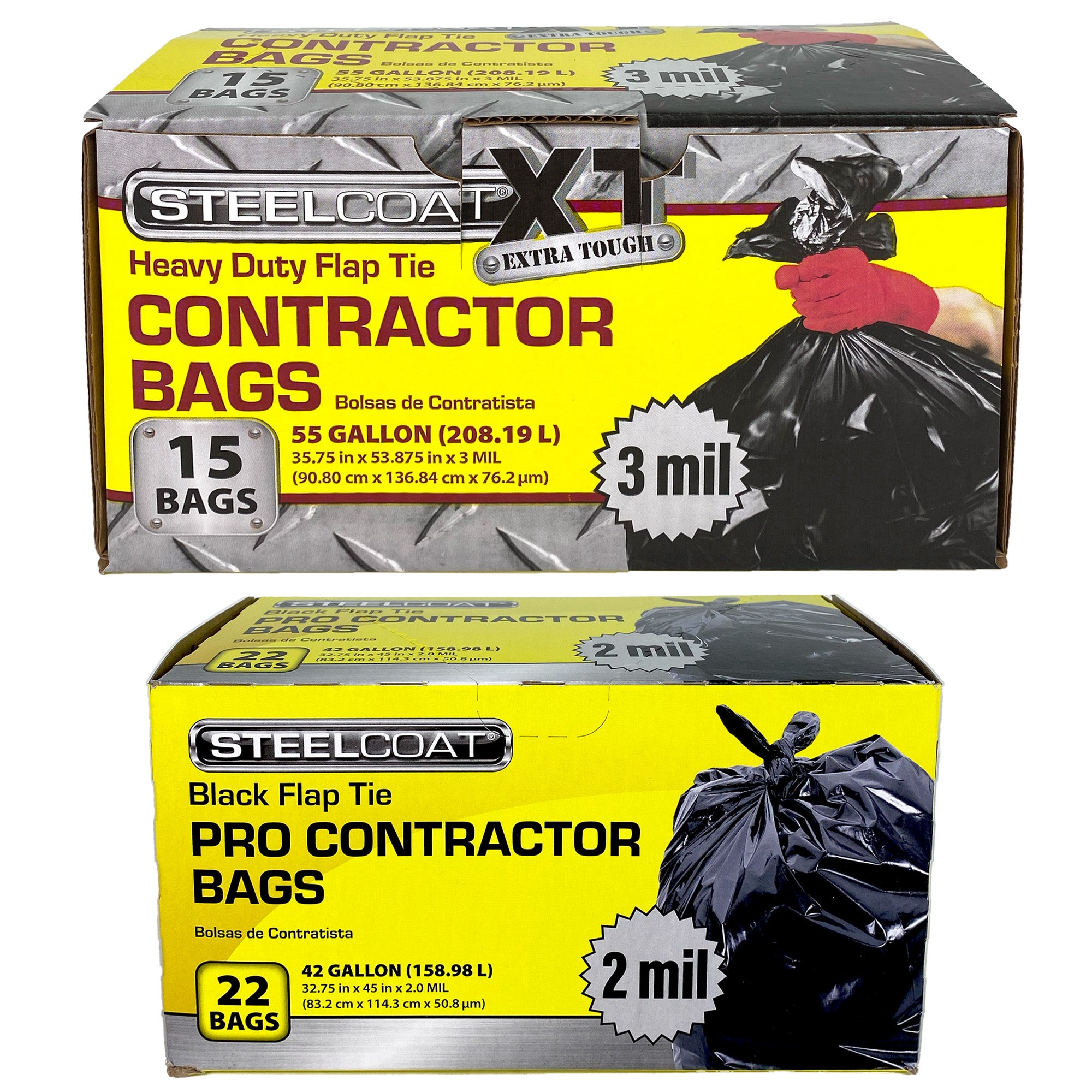 Premium All-Purpose Trash Bag Bundle - 4 Boxes, 4 Sizes, 2 Styles – Blazer  Brand