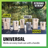 Strong Strap™ Stretch Latch (Universal Lid Lock for Outdoor Garbage Cans)