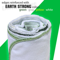 Tough Towels | 1 Roll of 21 Reusable Paper Towels, Large, Washable, Absorbent, HydroDiamond Cotton